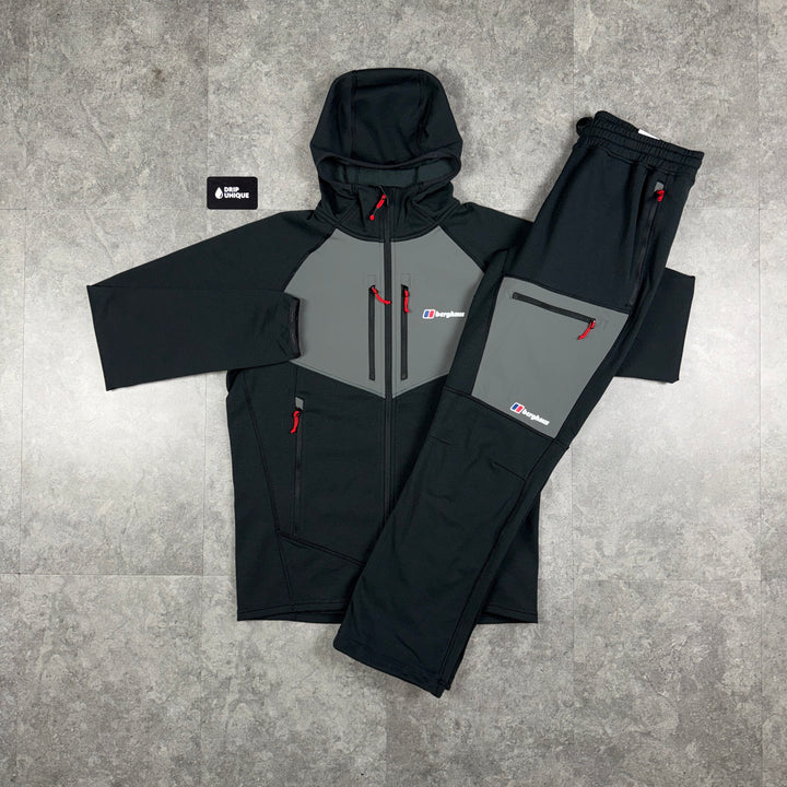 Berghaus Pavey Jacket Grey / Black & Grey / Black Pavey Pants Set, dripuniqueuk