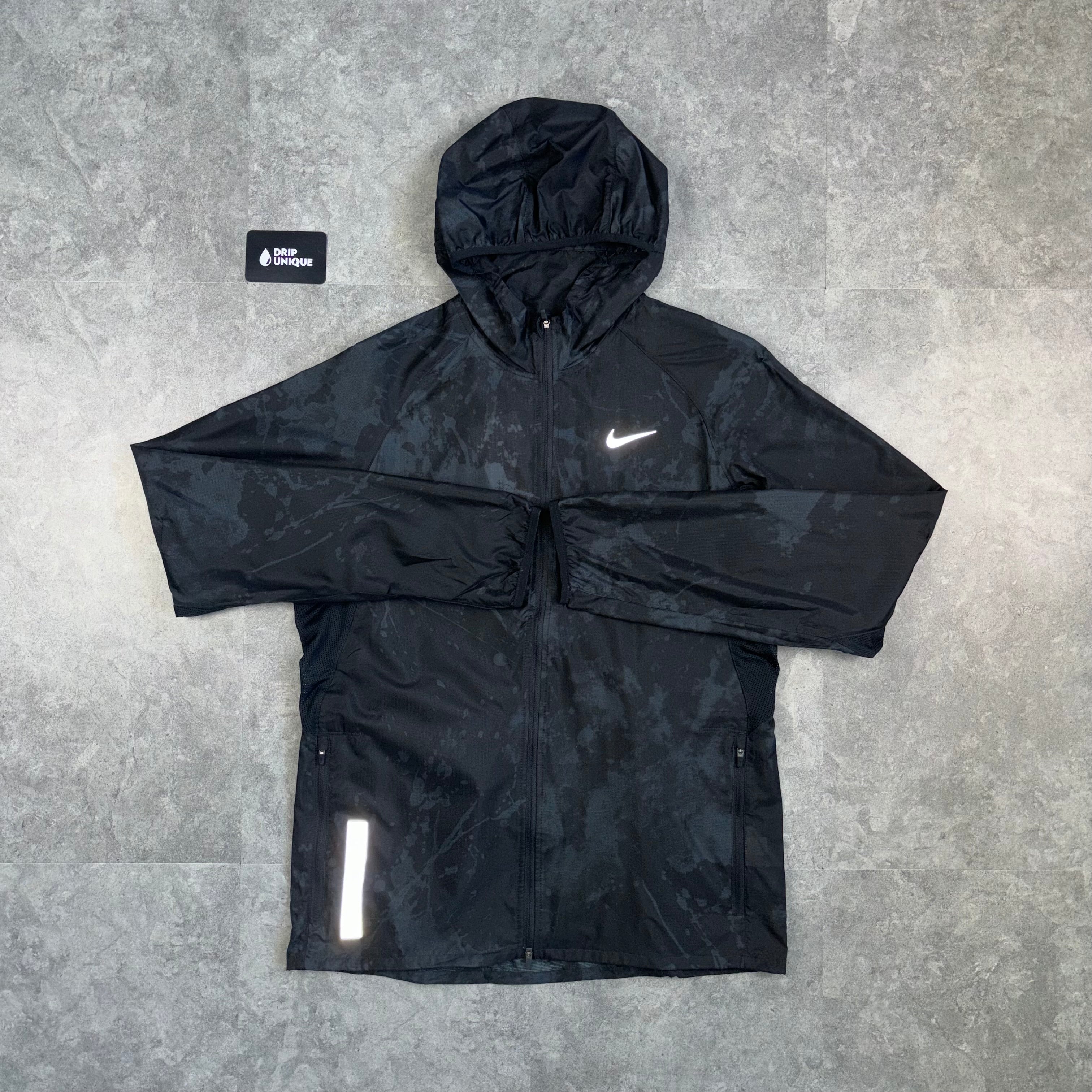 U340/NIKE RUNNING DIVISION ジャケット L 黒 NIKE Run Division Running Jacket Black L