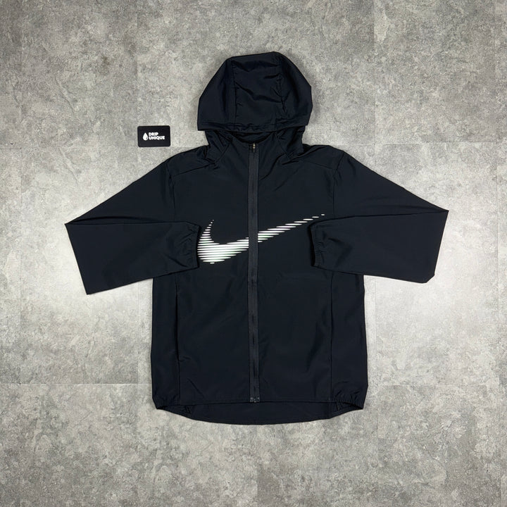 Nike Dri-Fit Form HD Swoosh Windrunner Jacket Black, Nike Windrunner Jacket, dripuniqueuk