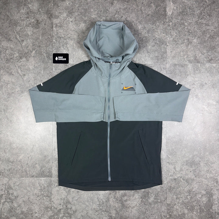 Nike Graphic Performance Windrunner Jacket Grey, Nike Windrunner Jacket, dripuniqueuk