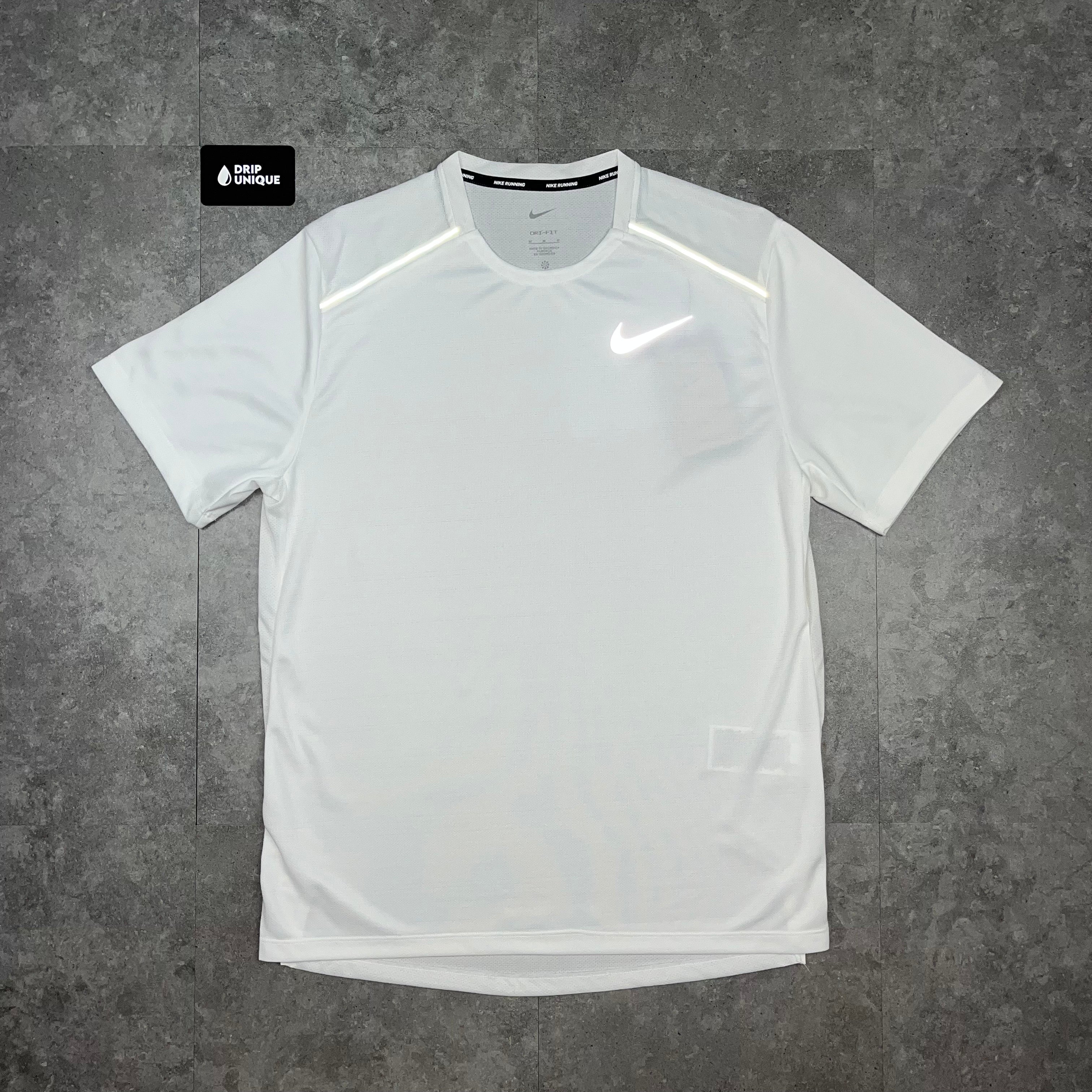 Nike Miler T Shirt Ice White