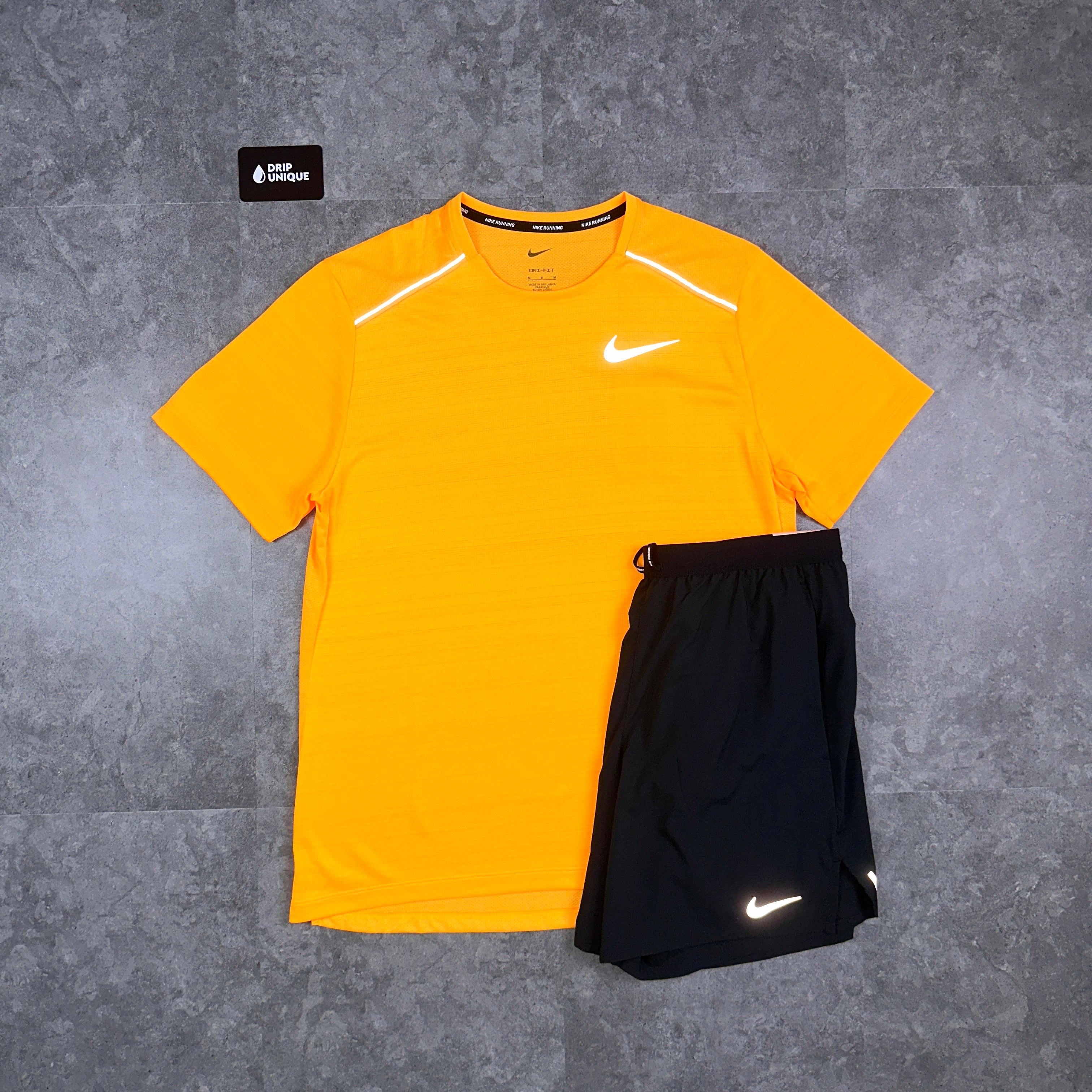 Orange black nike shirt shop