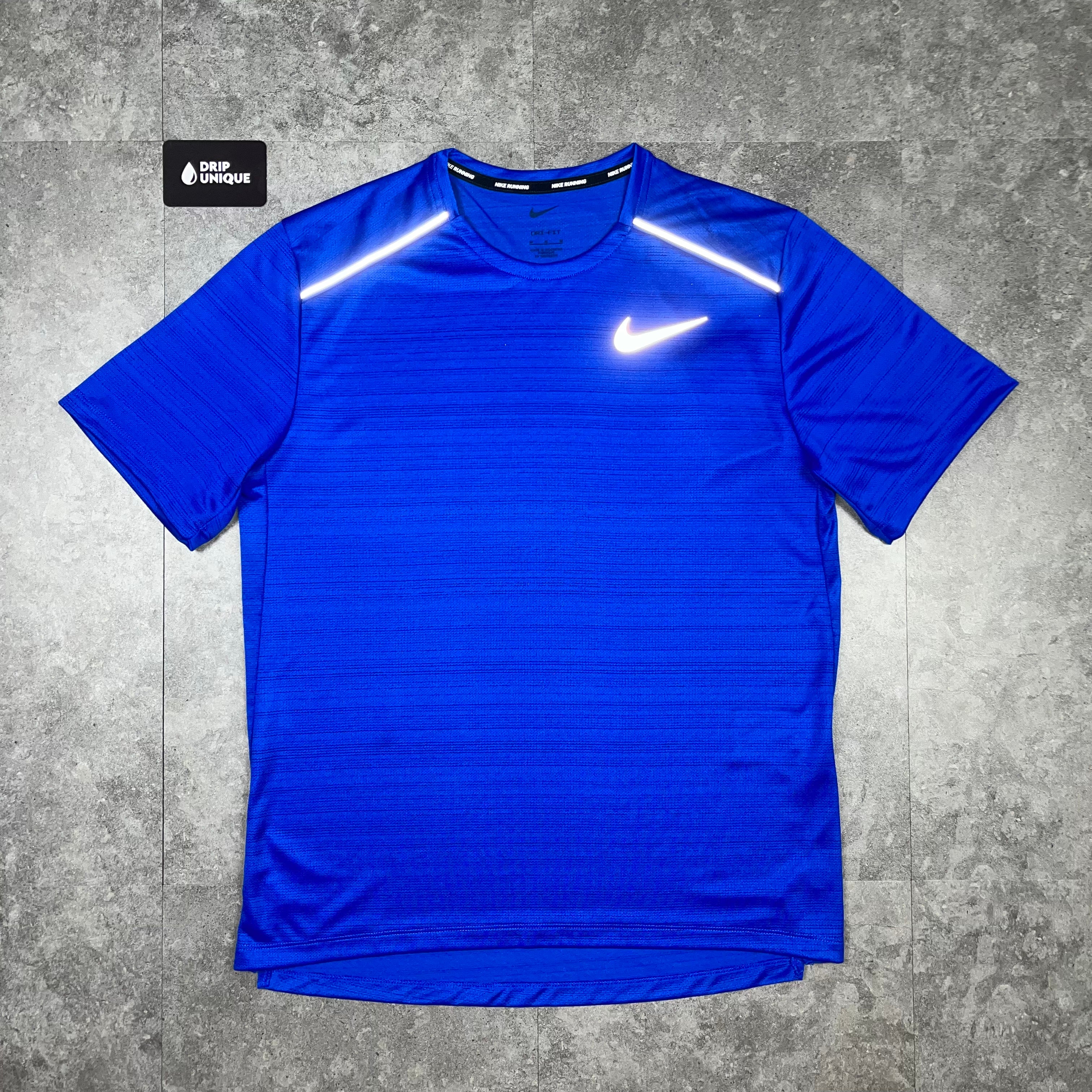 Nike Miler T Shirt Royal Blue dripuniqueuk