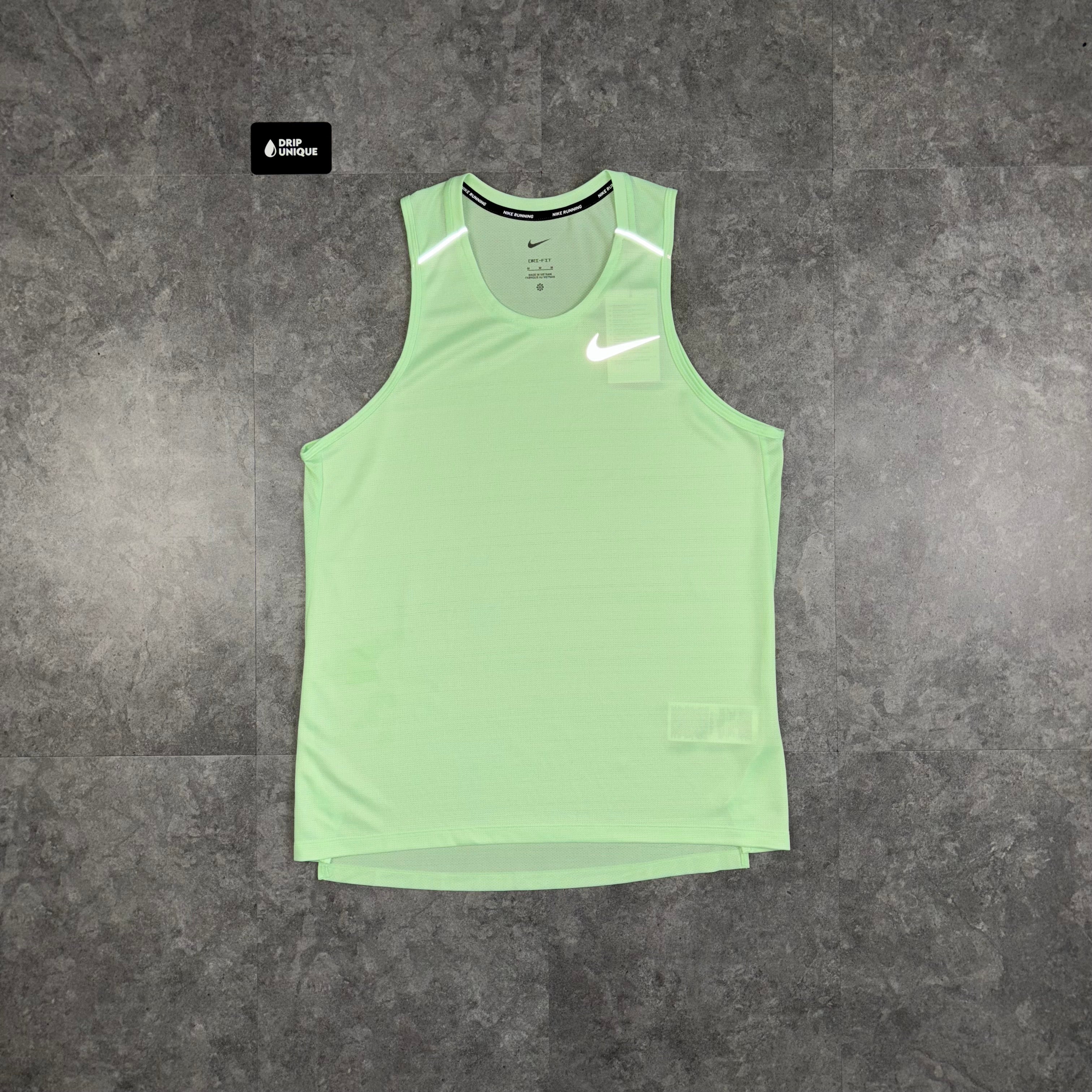 Nike Miler Vest Vapour Green1