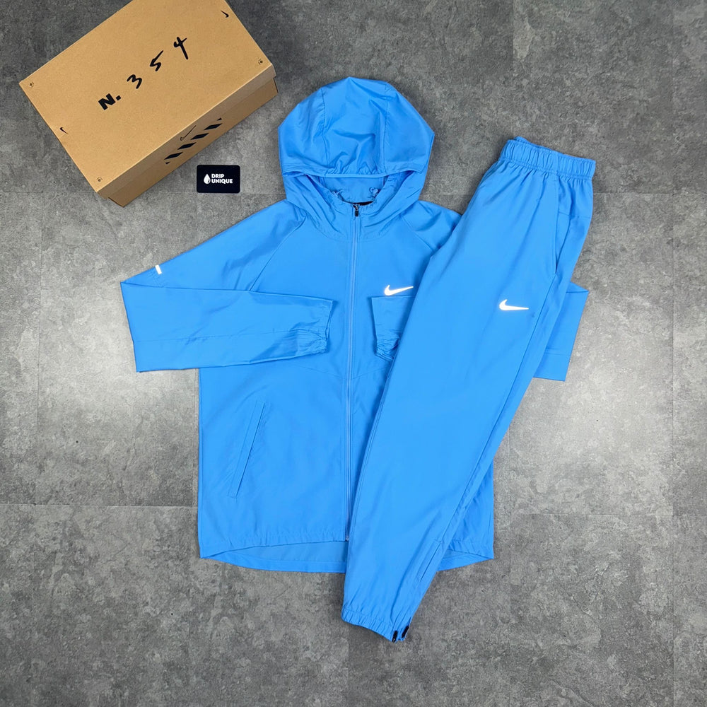 Nike Repel Miler Windrunner Jacket University Blue & Blue Nike Challenger Pants Set, Nike Windrunner Set, dripuniqueuk