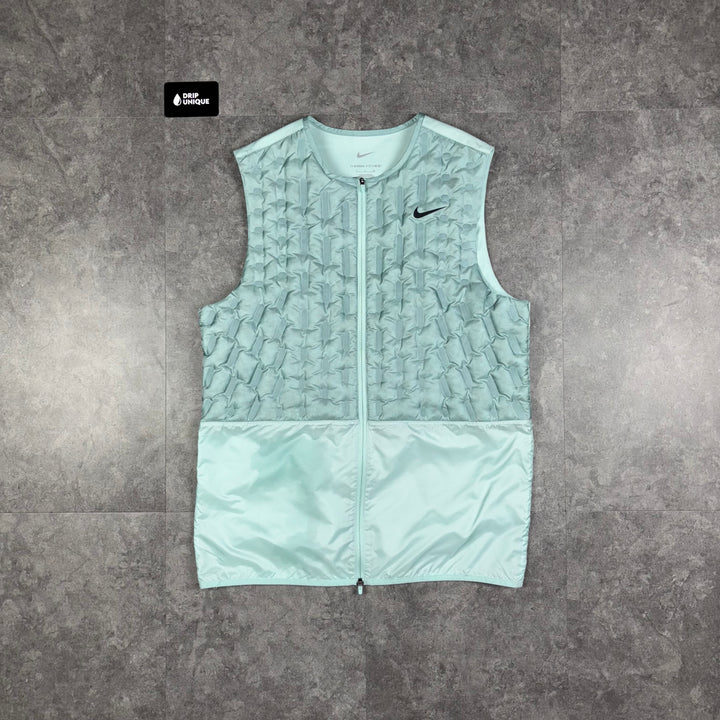 Nike Therma-Fit ADV Repel Gilet Ice Blue, Nike Gilet, dripunqiueuk
