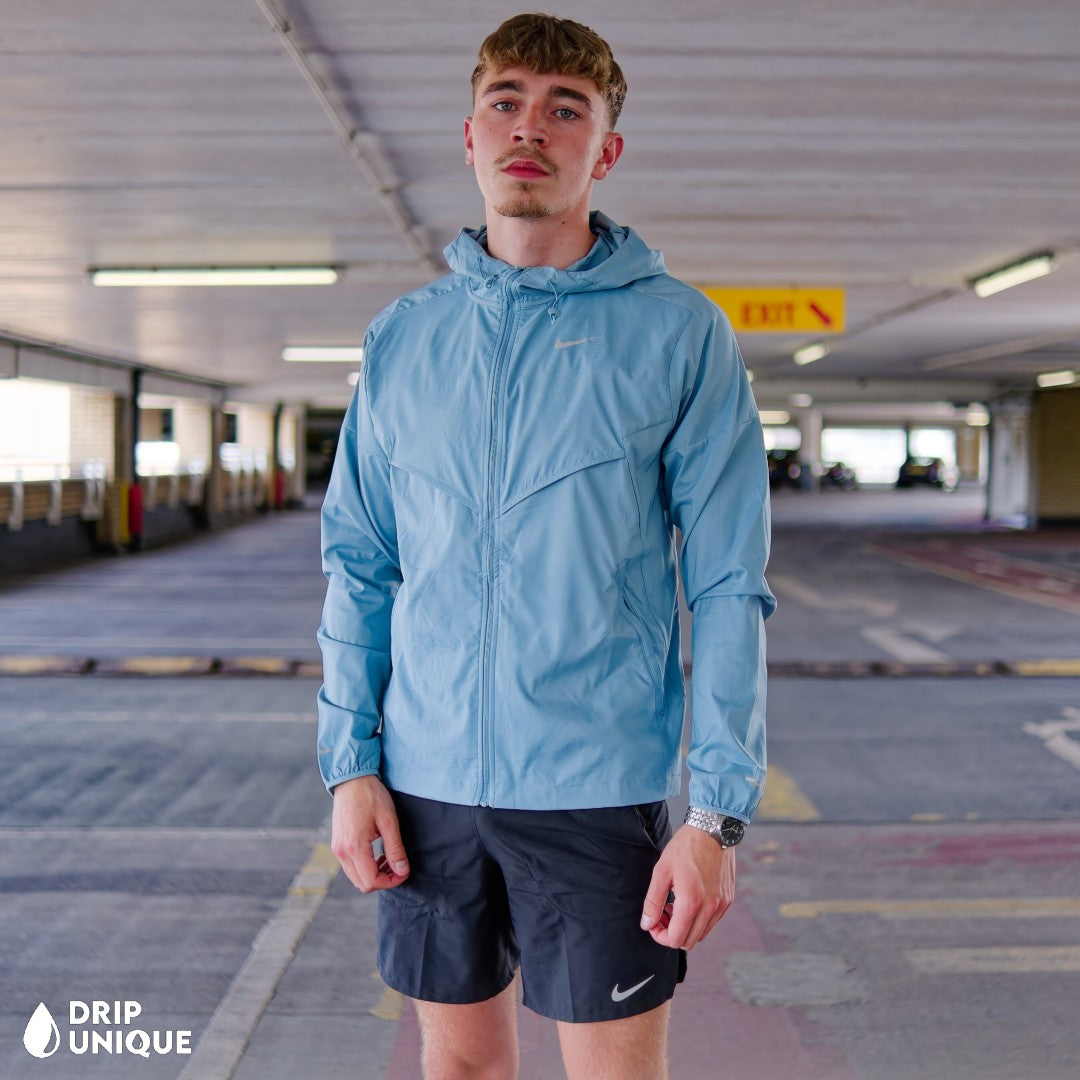 Nike UV Windrunner Jacket Denim Turquoise, dripuniqueuk