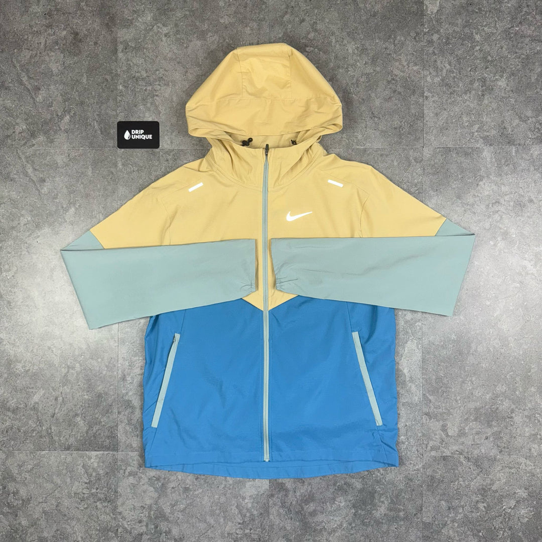Nike UV Windrunner Jacket Yellow/Blue, Nike Windrunner Jacket, dripuniqueuk