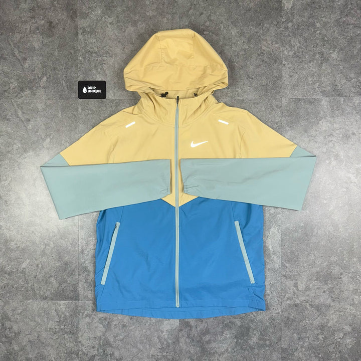Nike UV Windrunner Jacket Yellow/Blue, Nike Windrunner Jacket, dripuniqueuk