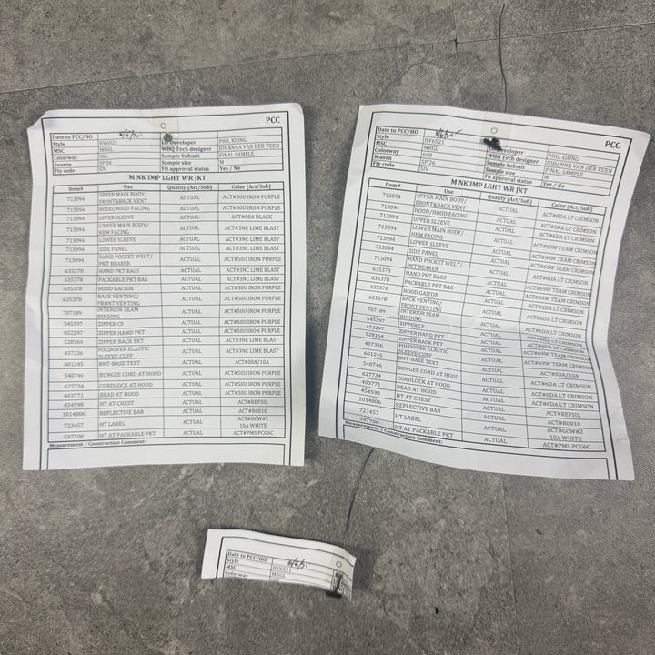 Nike UV Windrunner Jacket SAMPLE papers, dripuniqueuk