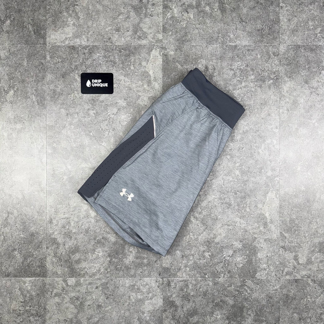 Under Armour Launch Speedpocket Shorts Dark Grey, Under Armour Shorts, dripuniqueuk