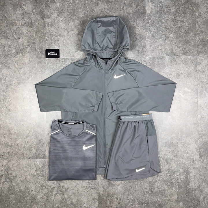 men's Nike Essential Windrunner Grey Bundle, dripuniqueuk