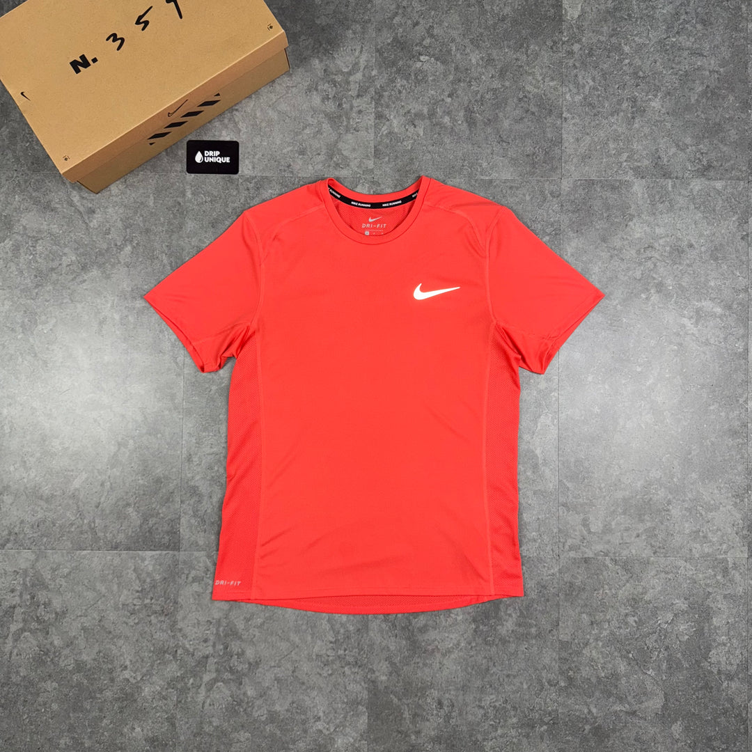 Nike TechKnit 1.0 T-Shirt Crimson Red