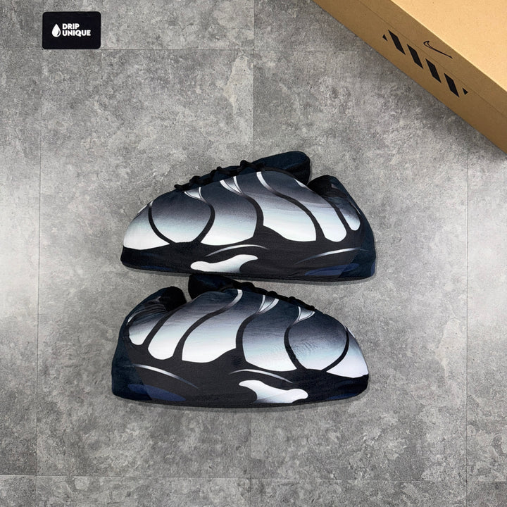 Nike TN Inspired Plush Slippers White Smoke