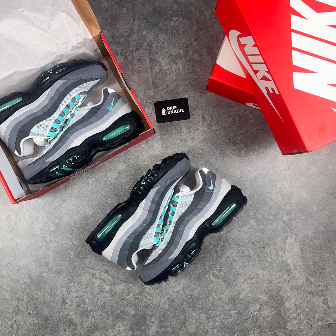 Men's Nike Air Max 95 Hyper Turquoise, dripuniqueuk