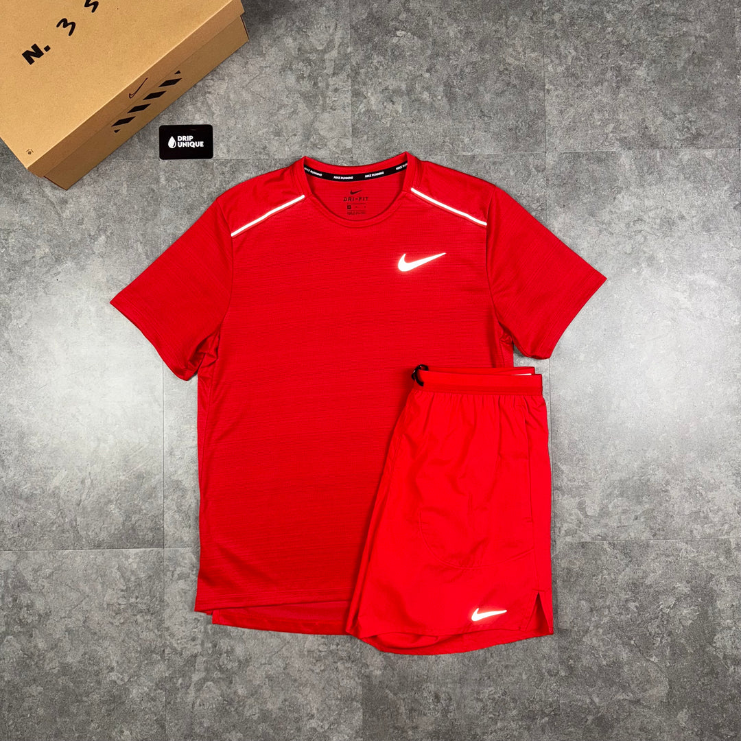 Nike Miler T-Shirt University Red