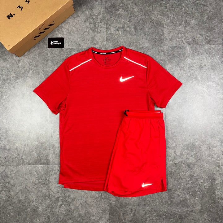 Nike Miler T-Shirt University Red