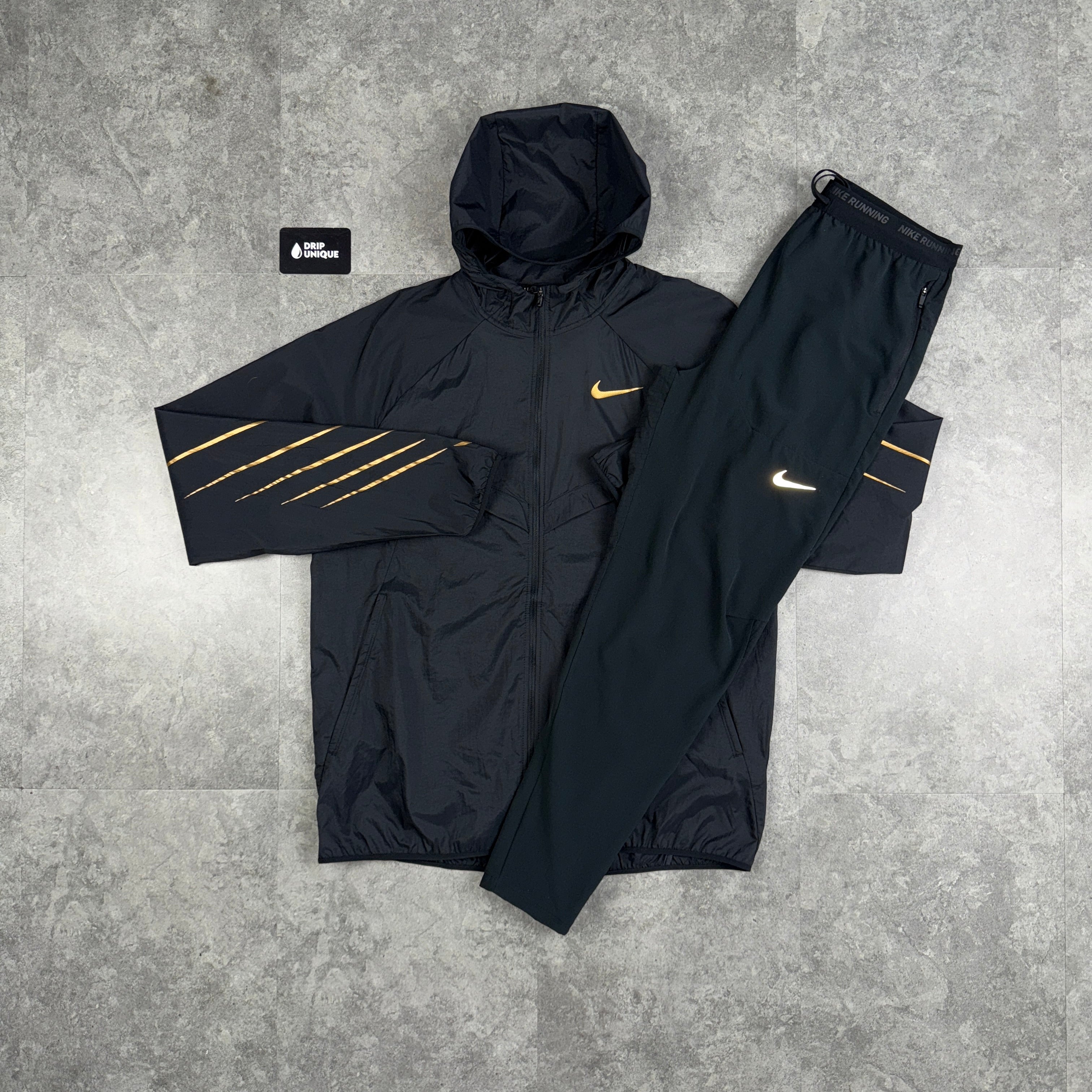 Nike Jogging Suit Black And Gold Nike Set Nike Men Dry Academy 23
