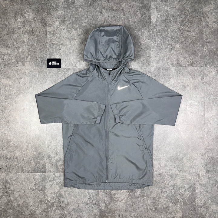 Men's Nike Essential Windrunner Jacket Grey, dripuniqueuk