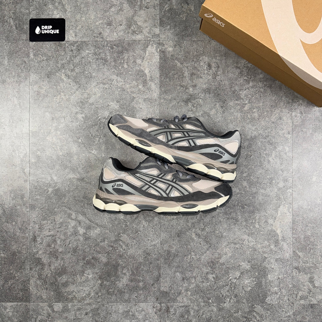 ASICS Gel-NYC Oatmeal Obsidian, asics shoes, dripuniqueuk