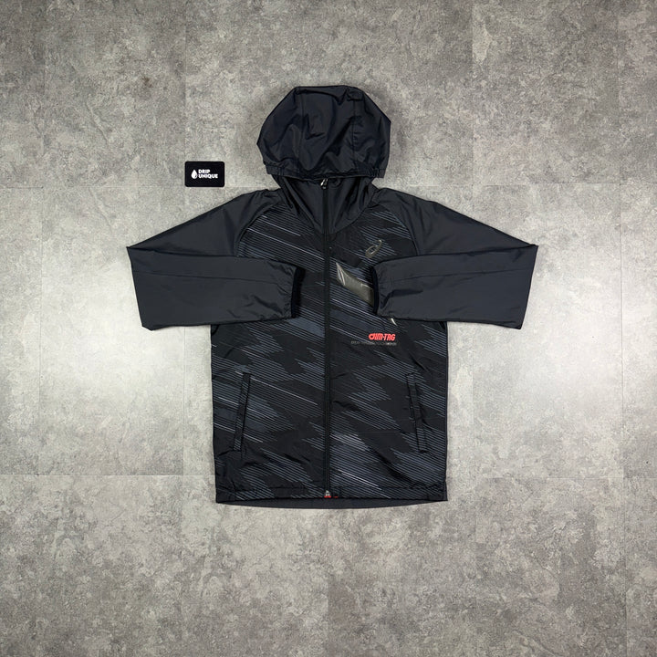 Asics AIM TRG Windrunner Jacket Black, asics jacket, dripuniqueuk