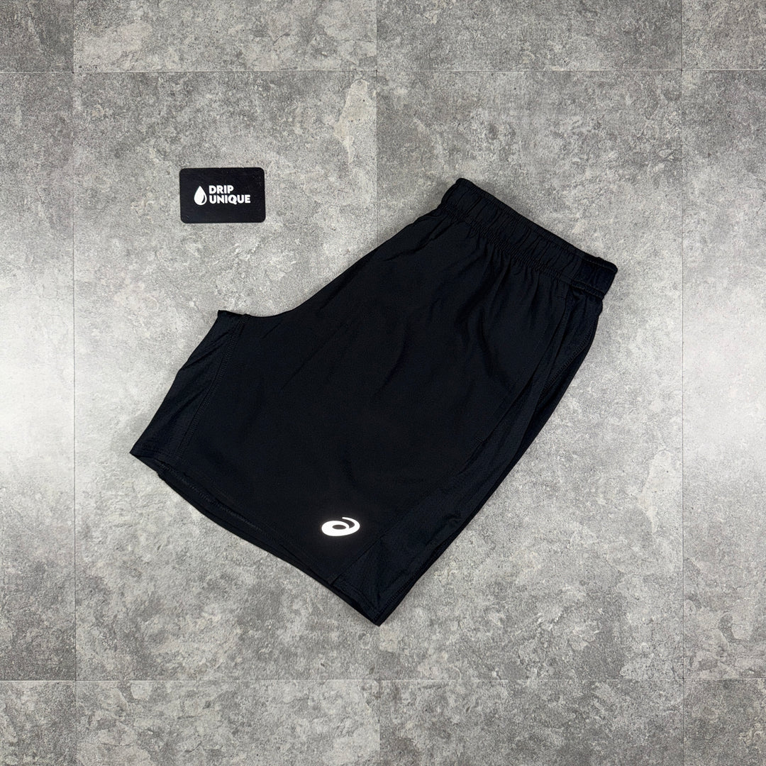 Asics Core Shorts 7” Black, asics shorts, dripuniqueuk