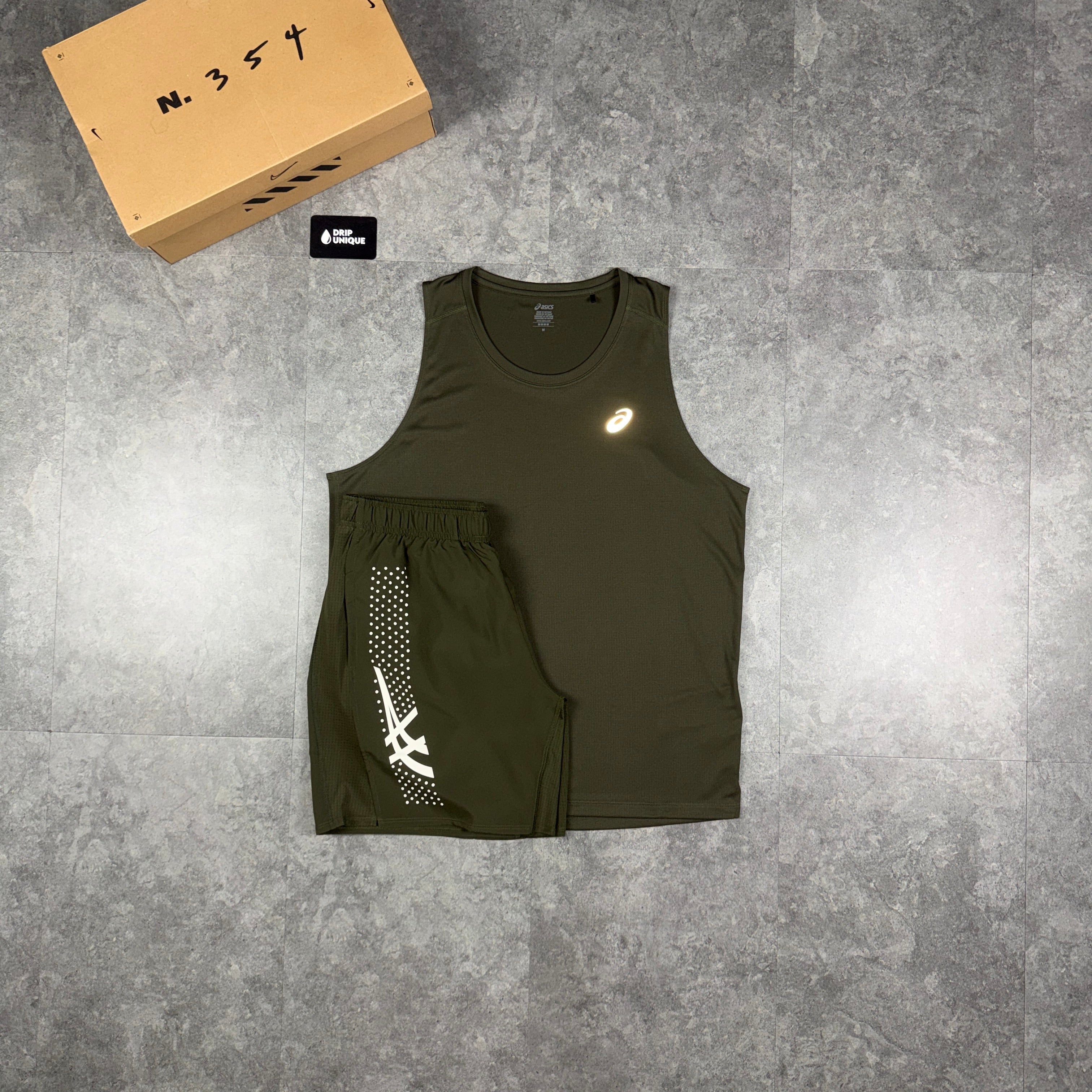 Asics Core Vest Brown – dripuniqueuk