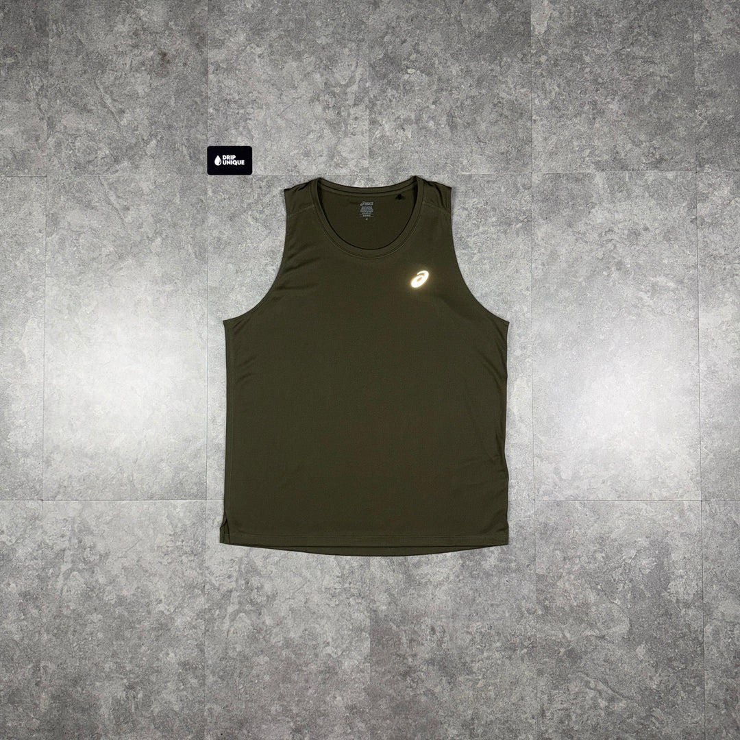 Asics Core Vest Brown, asics vest, dripuniqueuk