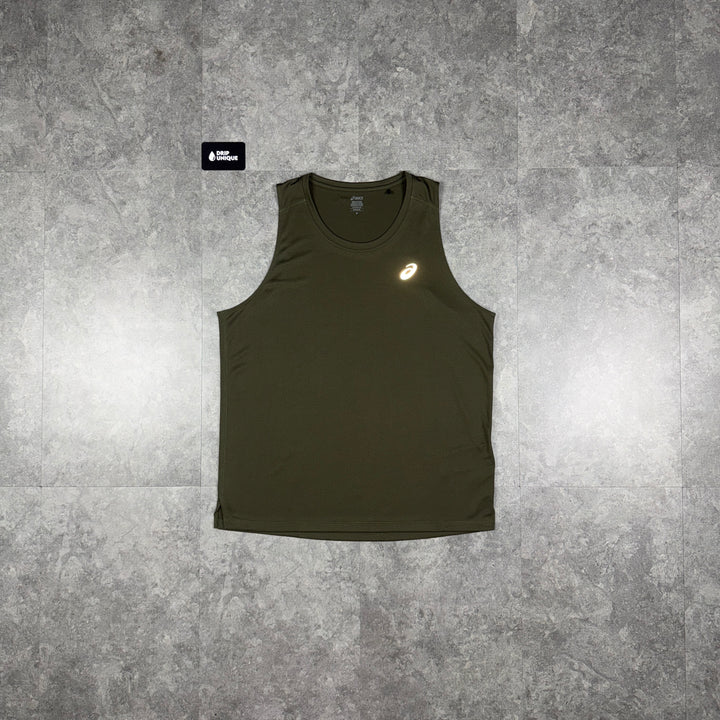 Asics Core Vest Brown, asics vest, dripuniqueuk