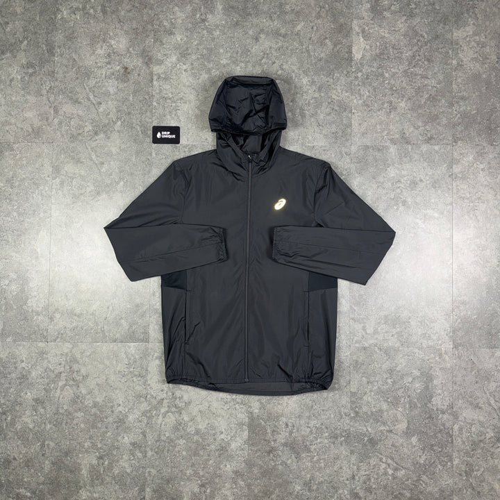 Asics Core Windrunner Jacket Black, asics black jacket, dripuniqueuk