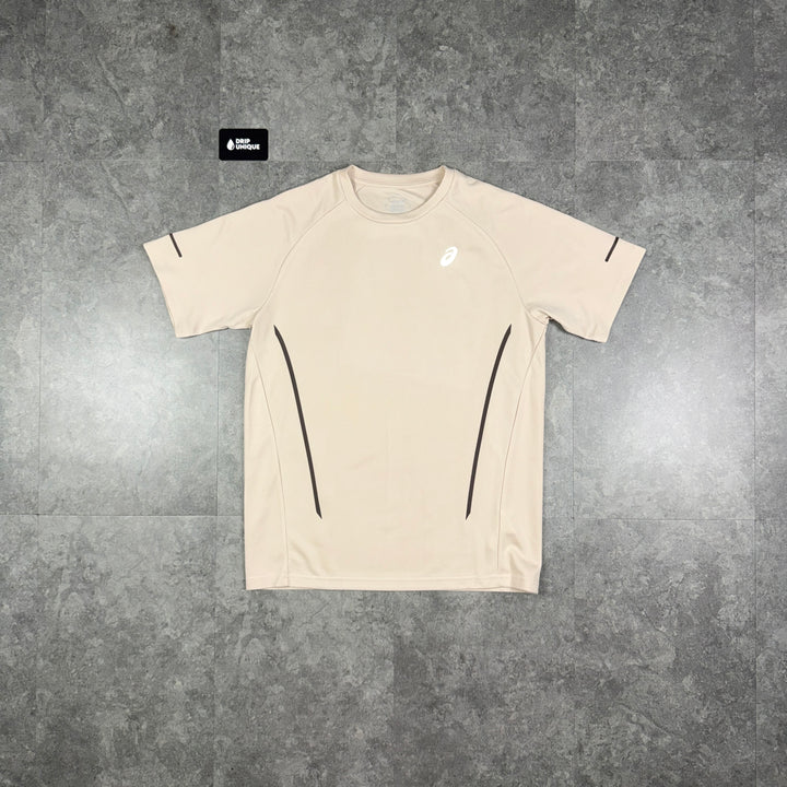 Asics Curve T-Shirt Beige, asics tshirt, dripuniqueuk