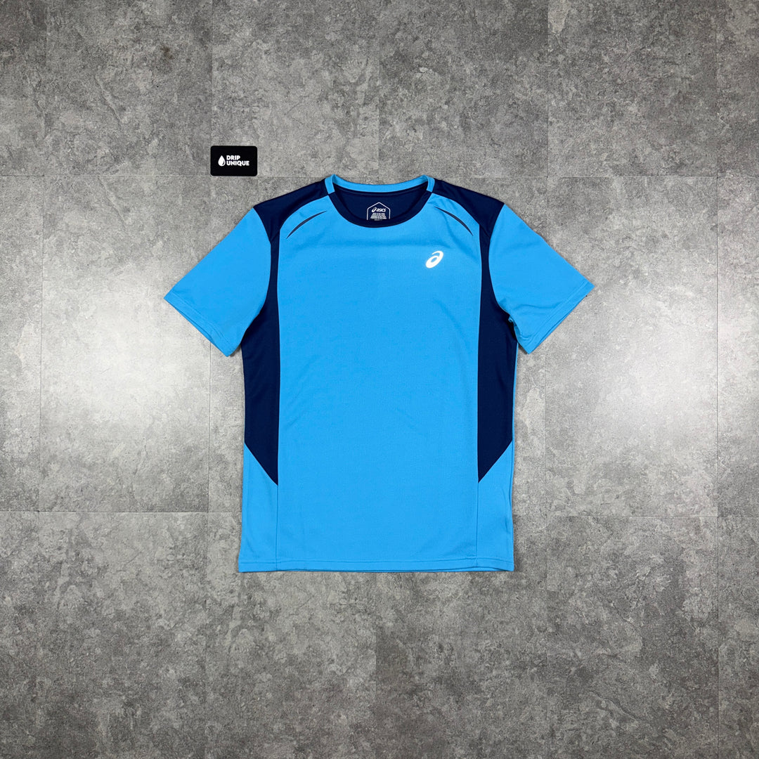 Asics Curve T-Shirt Dolphin Blue, asics tshirt, dripuniqueuk