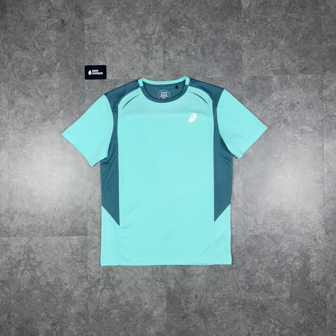 Asics Curve T-Shirt Mint Green, asics tshirt, dripuniqueuk