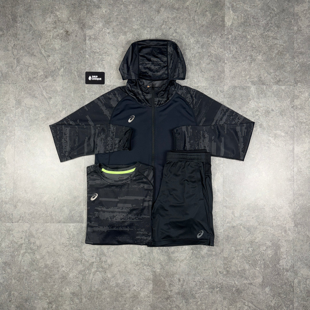 Asics Digital Windrunner Black Bundle, asics set, dripuniqueuk