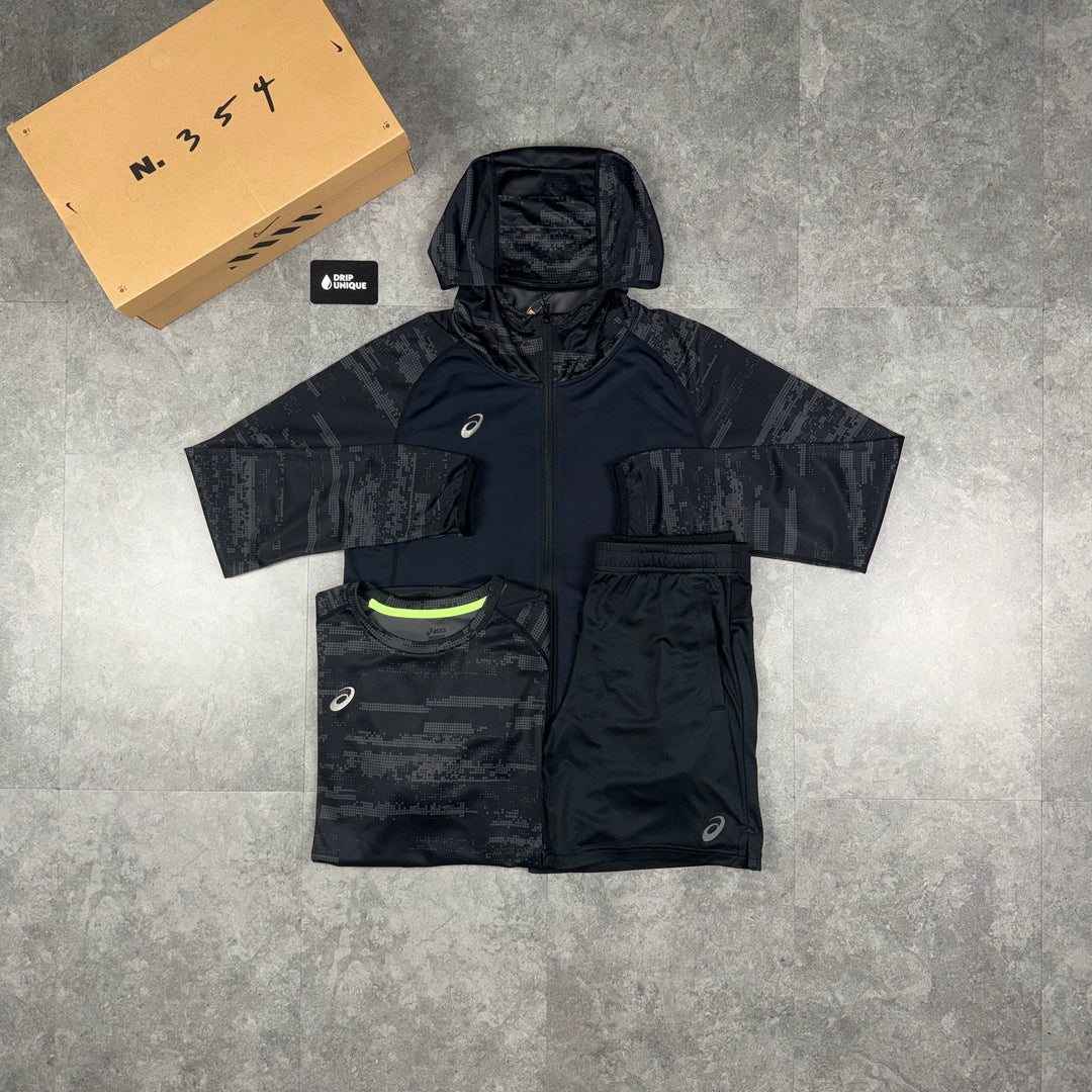 Asics Digital Windrunner Black Bundle, asics three piece, dripuniqueuk