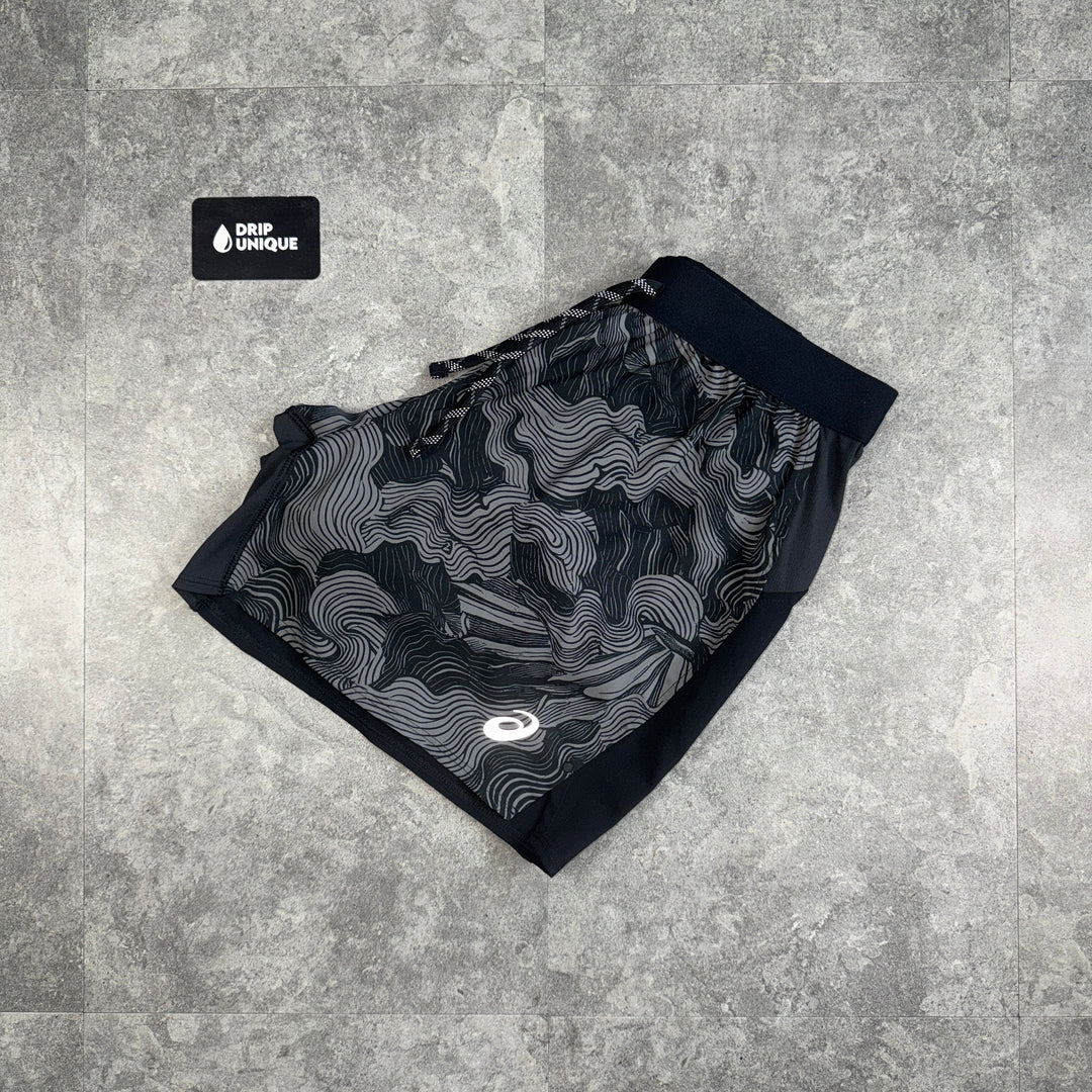 Asics Fujitrail Shorts 5” Black, asics shorts, dripuniqueuk
