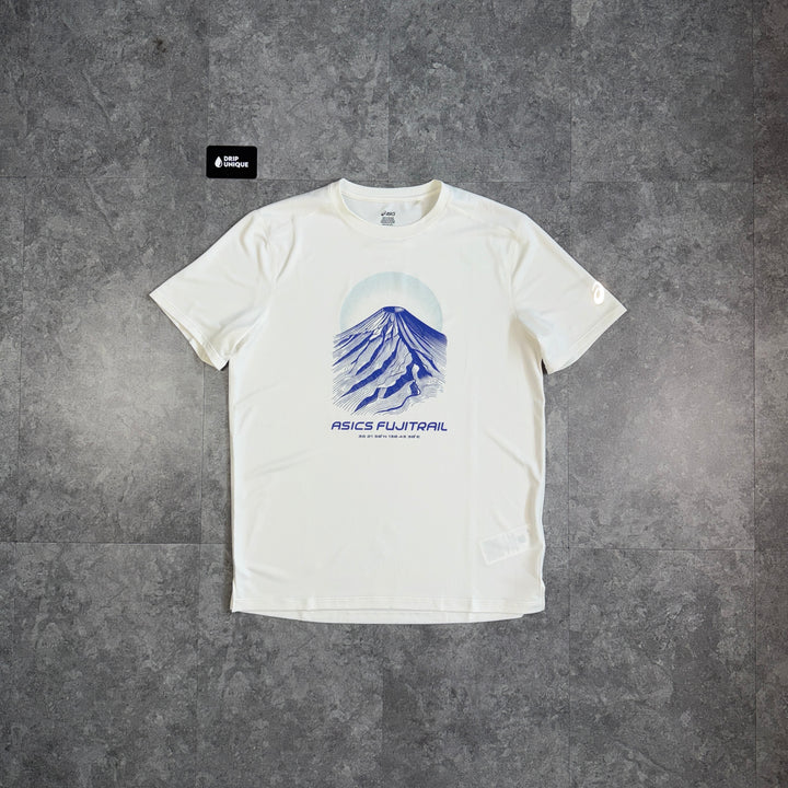 Asics Fujitrail T-Shirt White, asics tshirt, dripuniqueuk