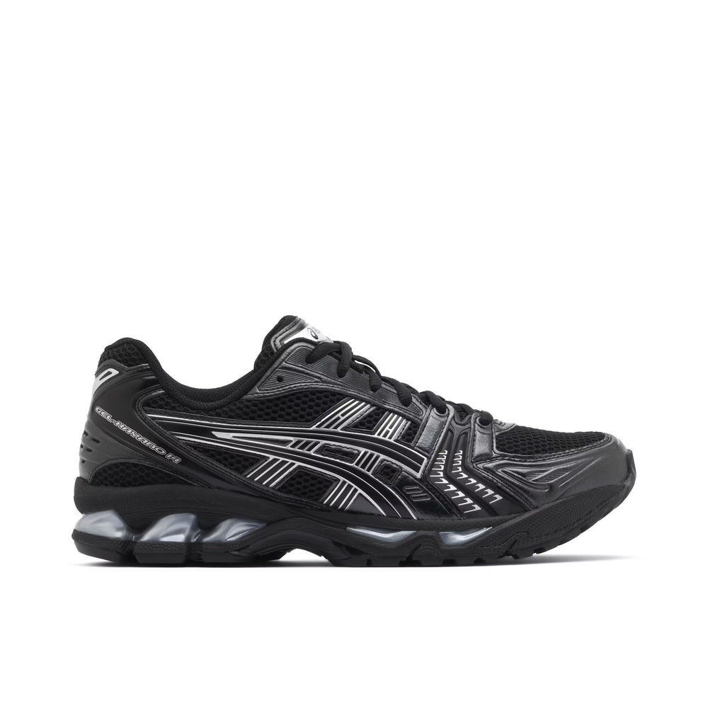 Asics Gel-Kayano 14 Black Pure Silver, asics gel kayano shoes, dripuniqueuk