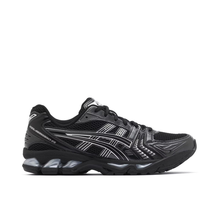 Asics Gel-Kayano 14 Black Pure Silver, asics gel kayano shoes, dripuniqueuk