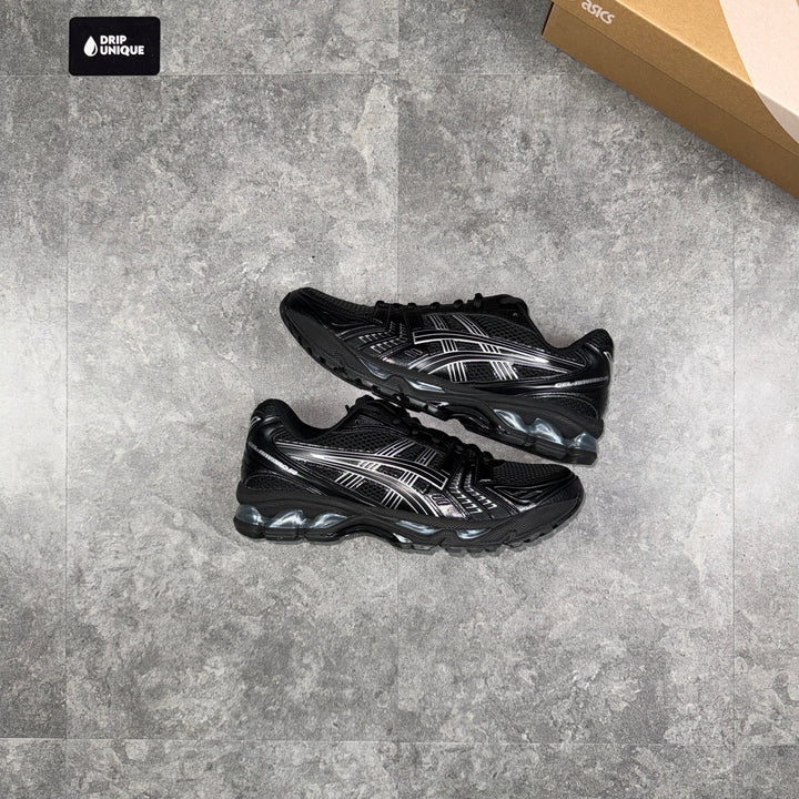 Asics Gel-Kayano 14 Black Pure Silver, asics shoes, dripuniqueuk