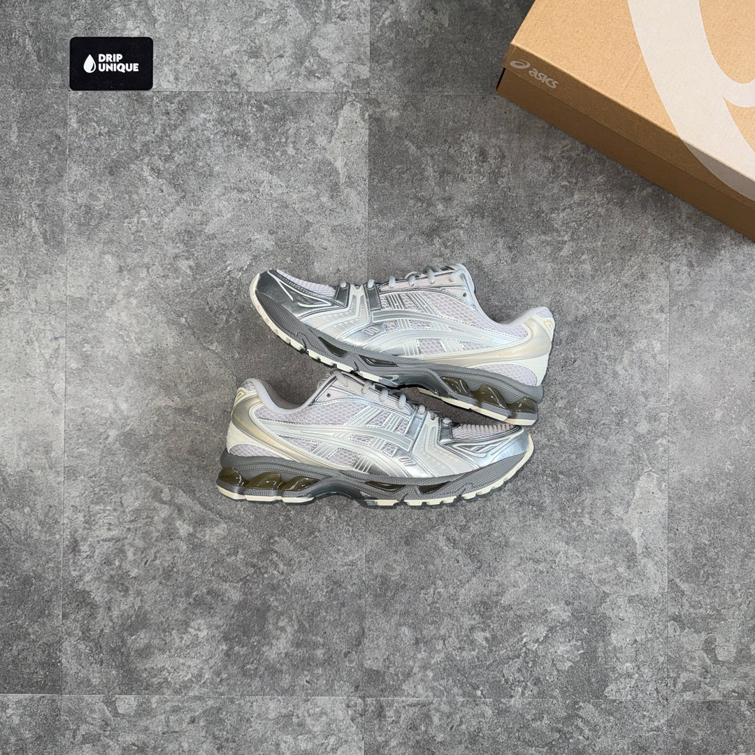 Asics Gel-Kayano 14 Concrete Pure Silver, asics shoes, dripuniqueuk