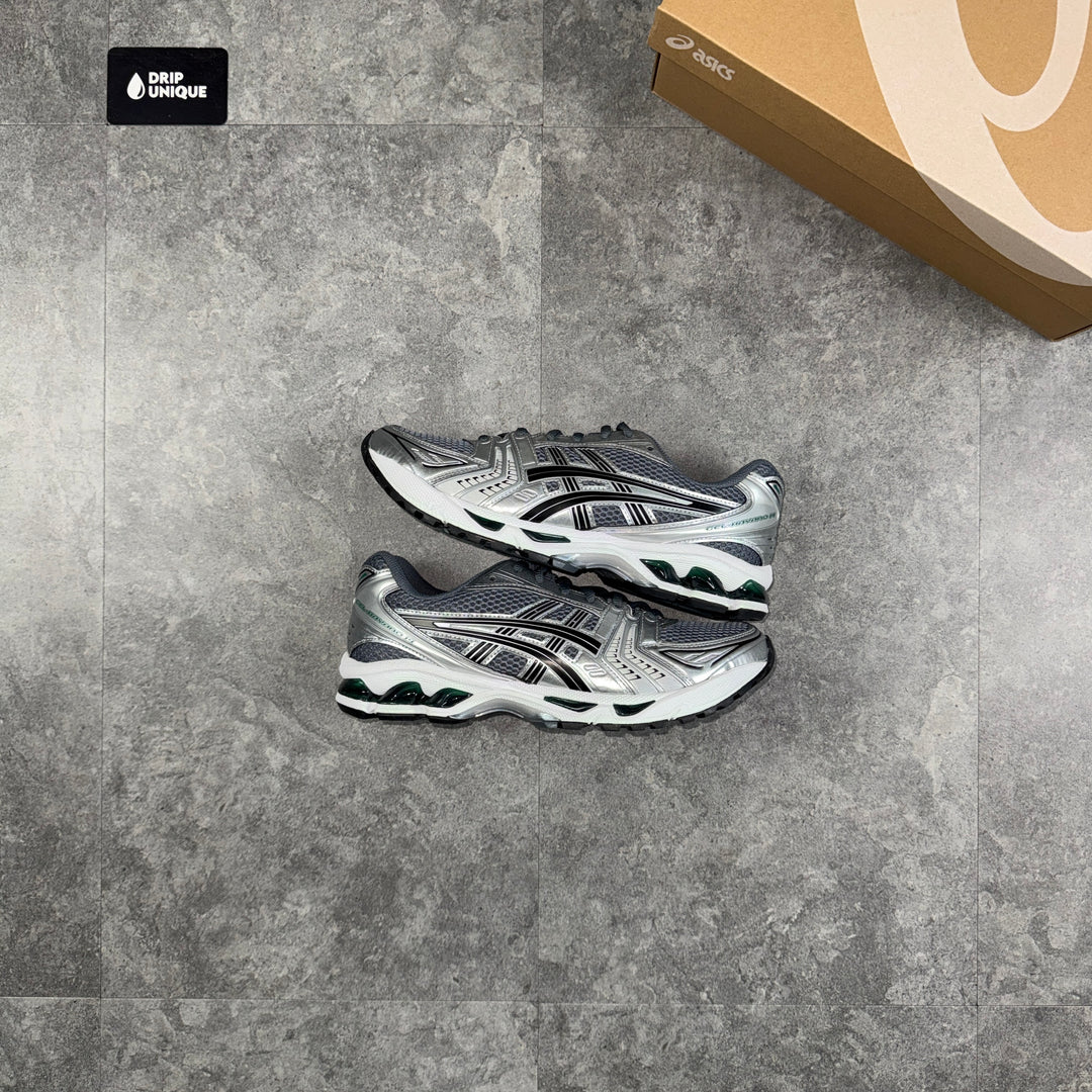 Asics Gel-Kayano 14 Jasper Green, asics shoes, dripuniqueuk