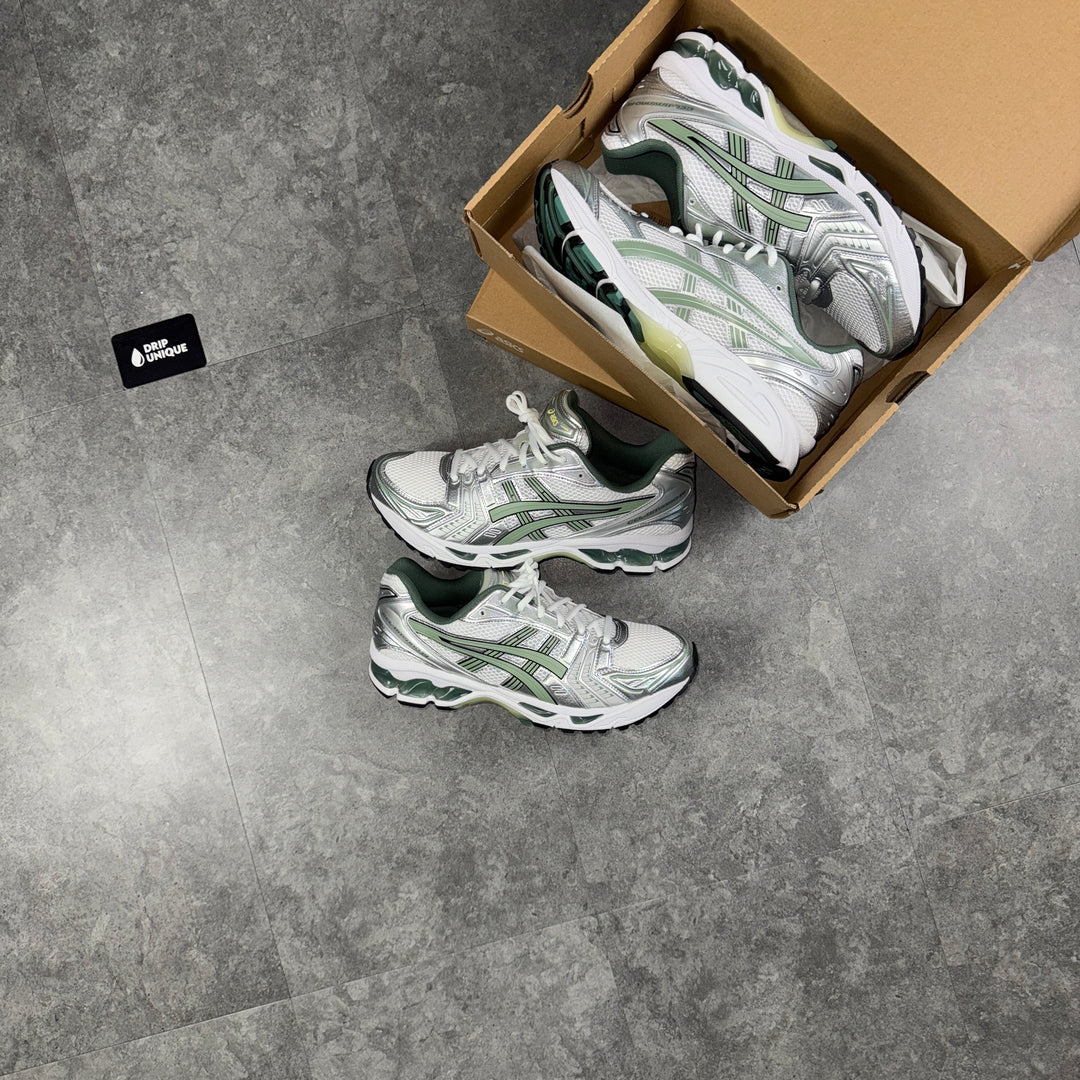 Asics Gel-Kayano 14 Slate Green, dripuniqueuk