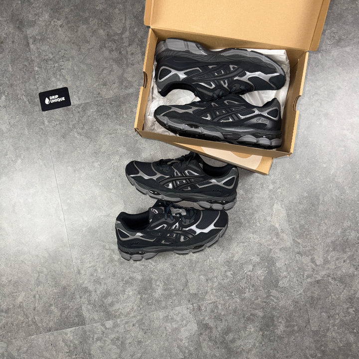 Asics Gel-NYC Graphite Grey / Black, asics nyc shoes, dripuniqueuk