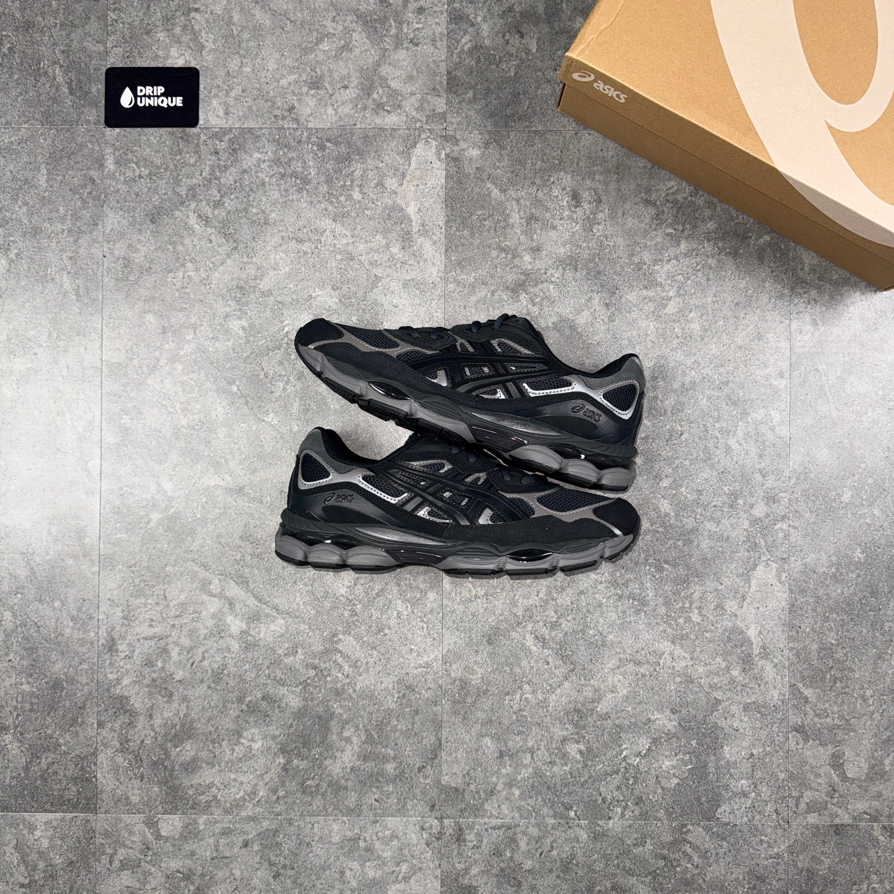Asics Gel-NYC Graphite Grey / Black – dripuniqueuk Asics Gel-NYC Graphite Grey / Black – dripuniqueuk