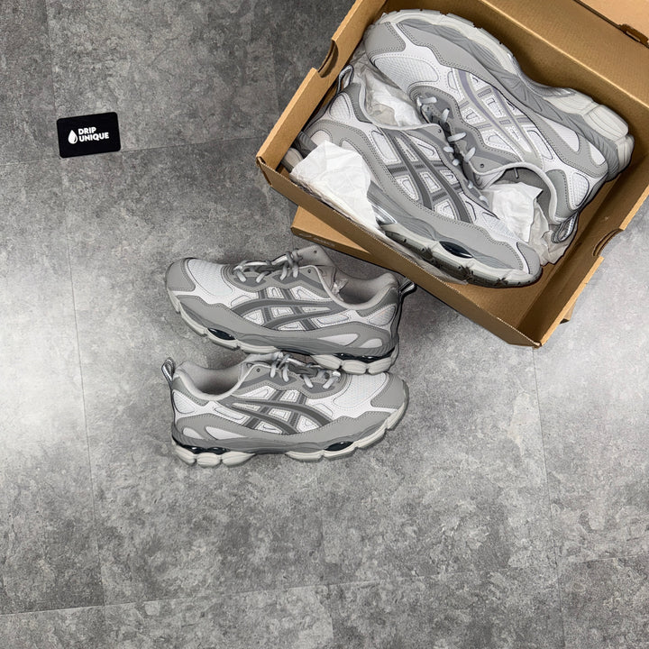 Asics Gel-NYC RGD Cement Grey, asics nyc shoes, dripuniqueuk