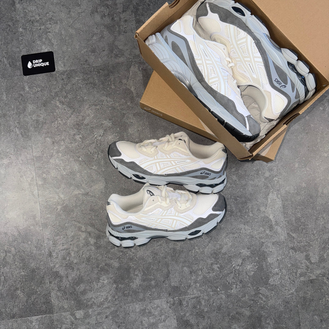 Asics Gel-NYC Smoke Cream, asics nyc trainers, dripuniqueuk