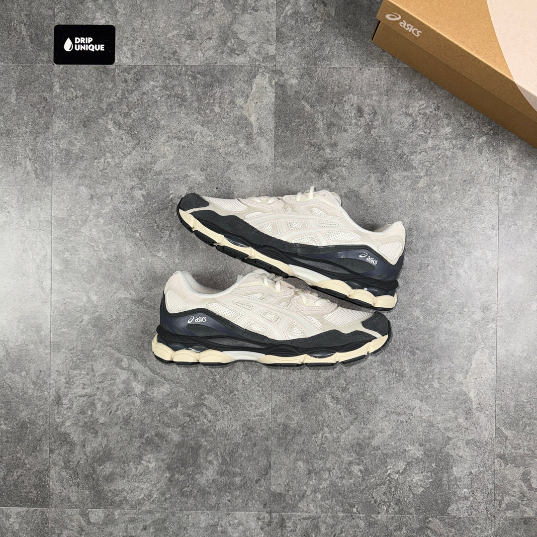 Asics Gel-NYC White Smoke Grey, asics shoes, dripuniqueuk