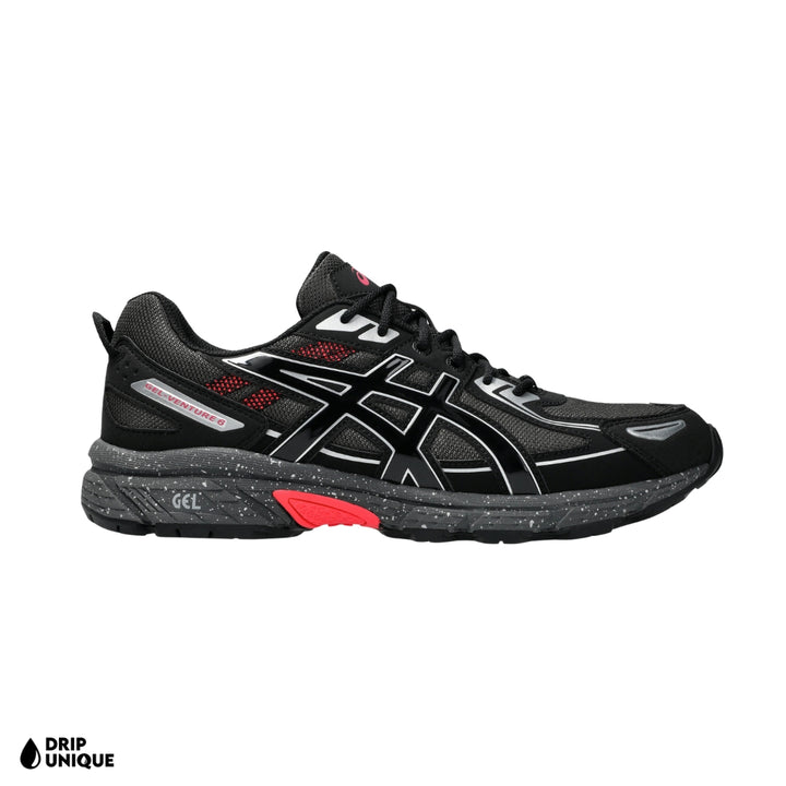 Asics Gel Venture 6 Black / Red, Asics Get Venture 6, dripuniqueuk