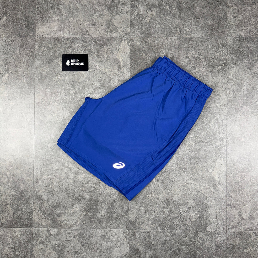 Asics Icon Shorts 7” Cobalt, asics icon shorts, dripuniqueuk